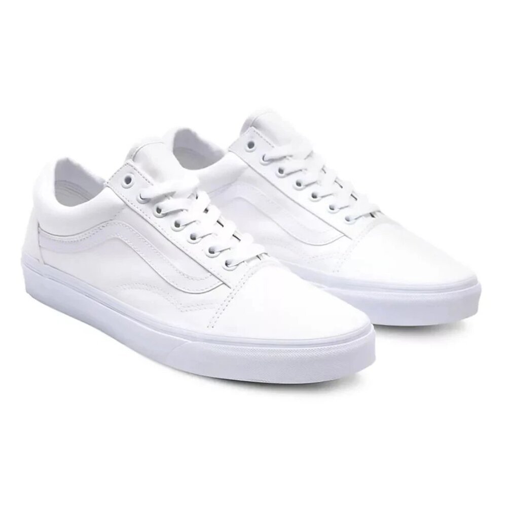 Vans Old Skool True White (Size 9.5 mens)